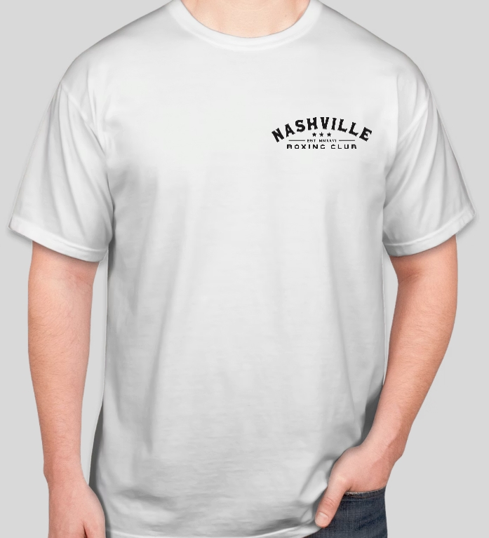 White Crest Tee — Nashville Boxing Club